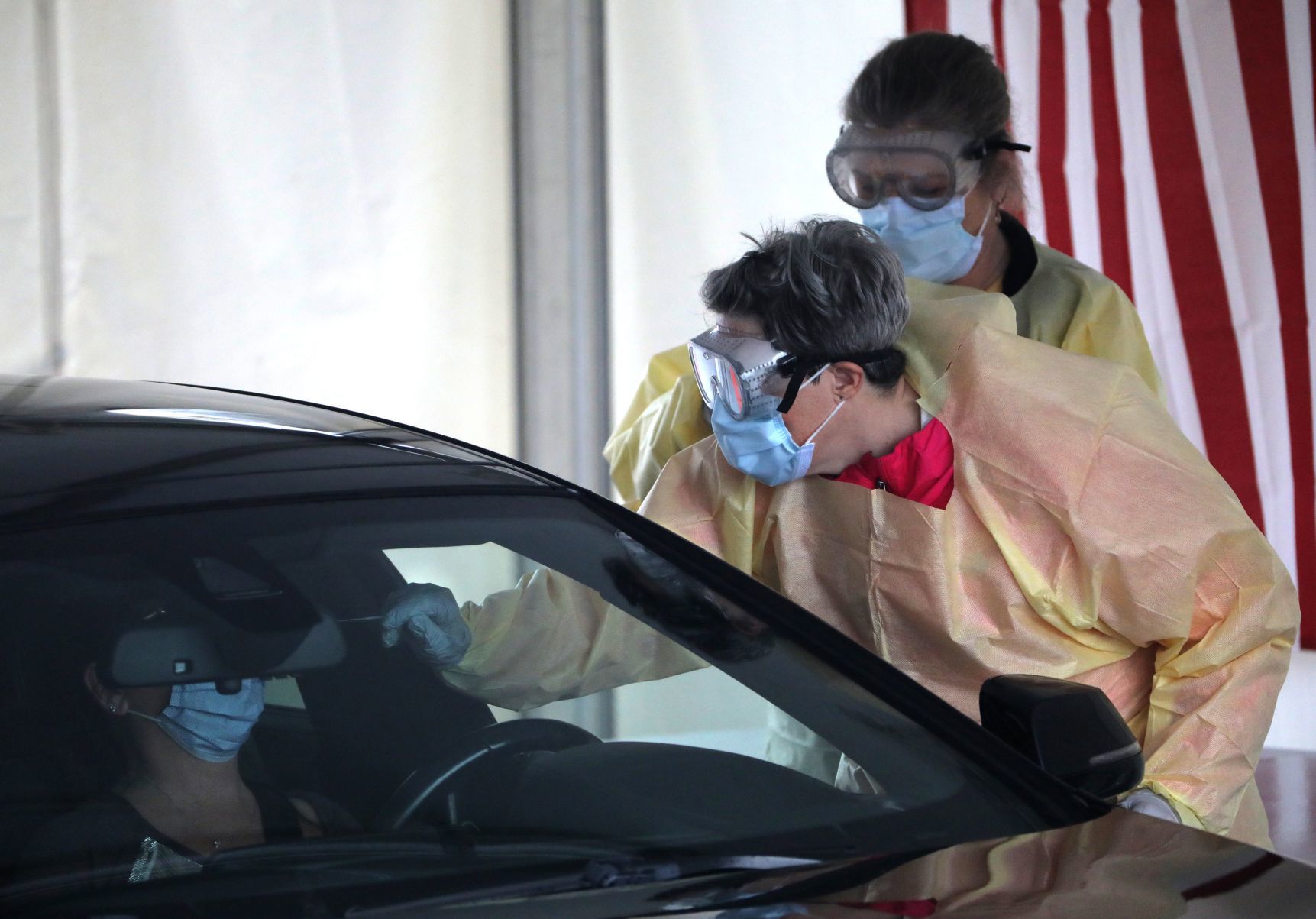 Cronavirus testing continues at drive-thru site in Chesterfield